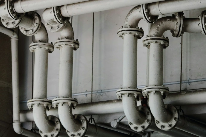 Water supply piping reviewed for project scope